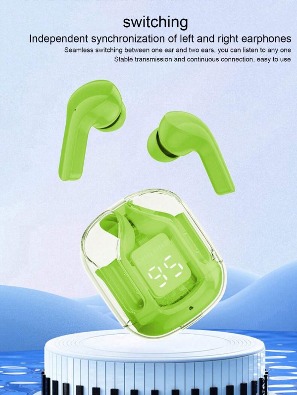 Air31 Bluetooth Earbuds Wireless Crystal Transparent Body