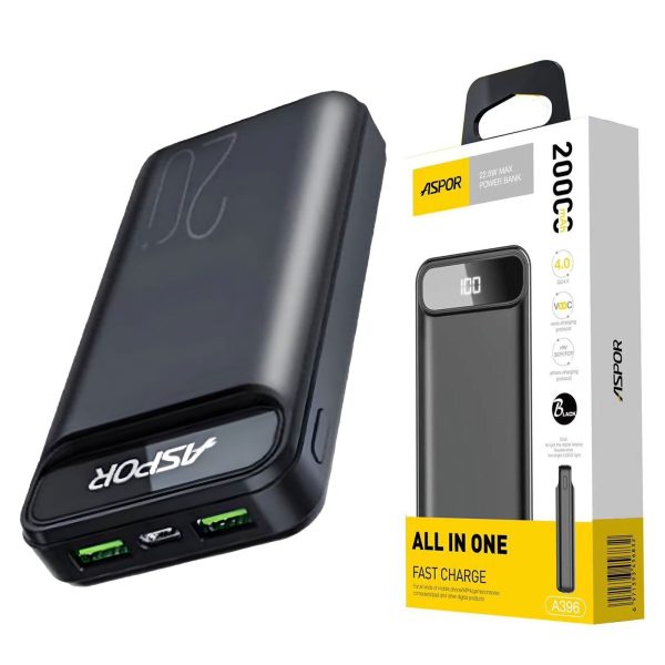 Aspor A396 Pd 20000mah Power Bank