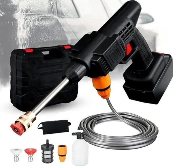 Automatic Cordless Wireless Car Wash Spray Gun High Pressure 48v Lithium