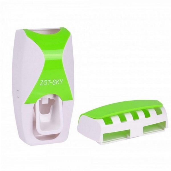 Automatic Toothpaste Dispenser With Brush Holder