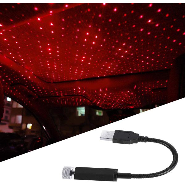 Led Galaxy Star Light | Starry Laser Projector Night Light For Home & Car Roof Decoration