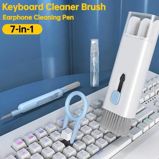 7 In 1 Kit Scalable Keyboard Cleaner Brush Earphone Cleaning Pen Cleaner