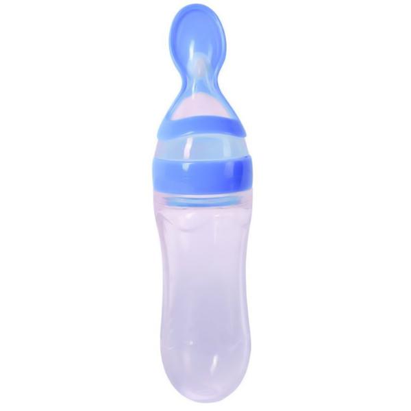 (pack of 2)Silicone Bottle Feeding Baby Spoon Feeder