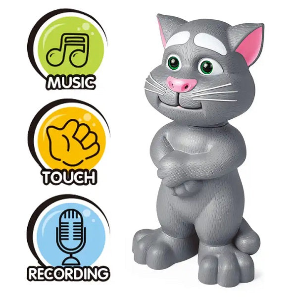 Talking Tom Intelligent Mimicking Toys Kids With Mouth Recording | Story, Music & Touch